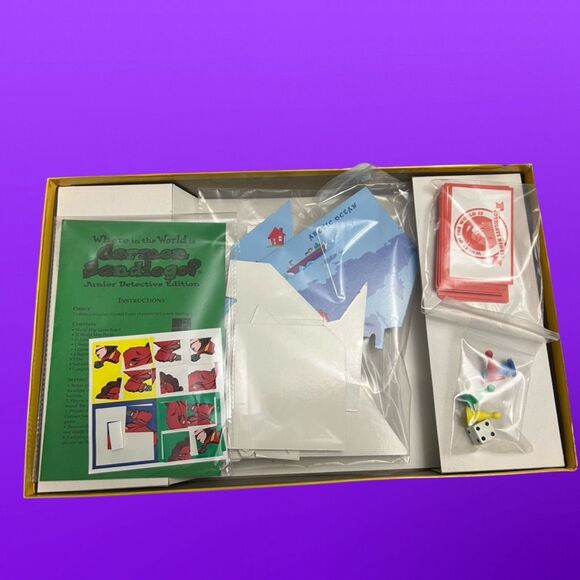 Vintage 1994 Where in the World is Carmen Sandiego? (Junior Detective Edition) - Picture 8 of 8